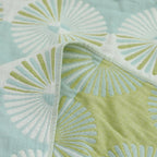 Dahlia Blossom Cotton Bath Towel with Jacquard Pattern