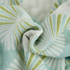 Dahlia Blossom Cotton Bath Towel with Jacquard Pattern