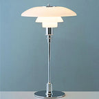 Nordic Glass Table Lamp with Adjustable LED Light