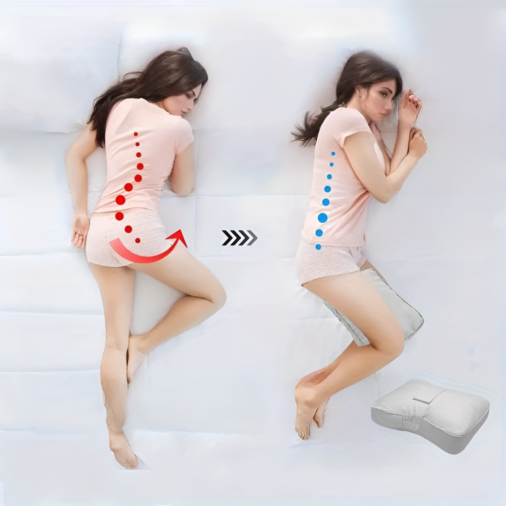 Memory Foam Knee Pillow with Adjustable Strap