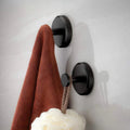 Suction Wall Hooks Set of 4 Matte Black