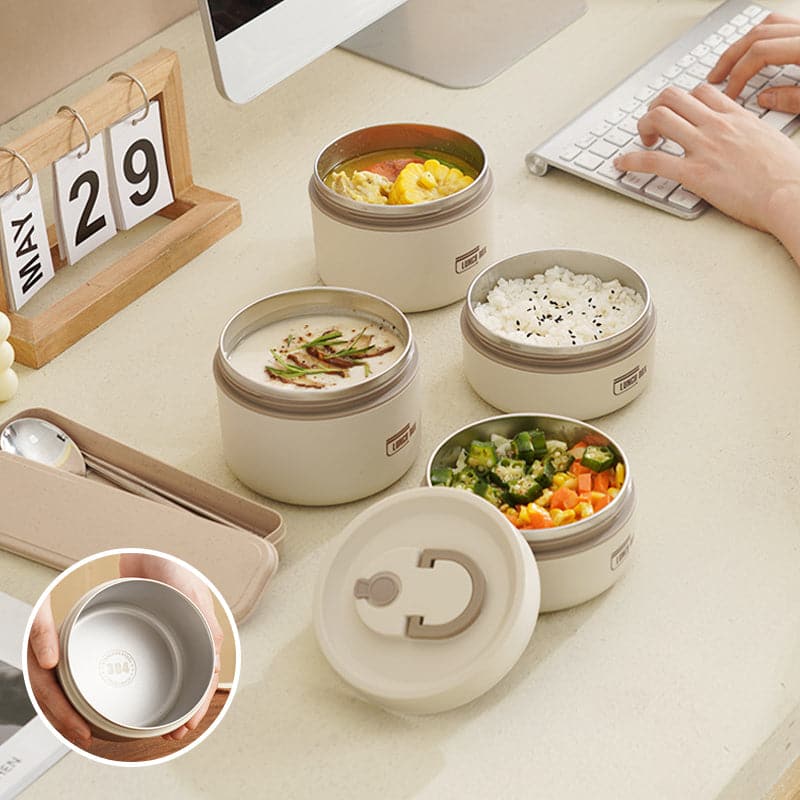 Insulated Lunch Box Set with Vacuum Seal