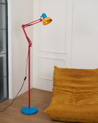 Adjustable Metal Floor Lamp with Multi-Color Design