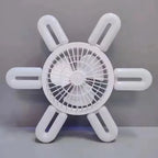 LED Ceiling Fan with Integrated Light - 4-Speed Remote Control