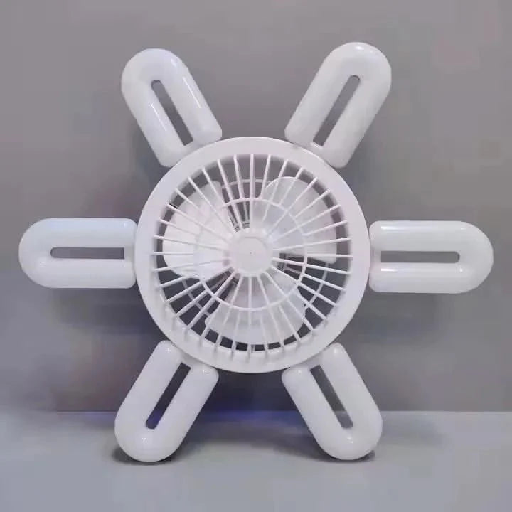 LED Ceiling Fan with Integrated Light - 4-Speed Remote Control