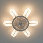 LED Ceiling Fan with Integrated Light - 4-Speed Remote Control
