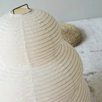 Paper Lantern Floor Lamp with Tiered Spheres