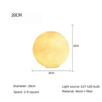 Moon Globe Floor Lamp with Adjustable Brightness
