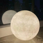 Moon Globe Floor Lamp with Adjustable Brightness