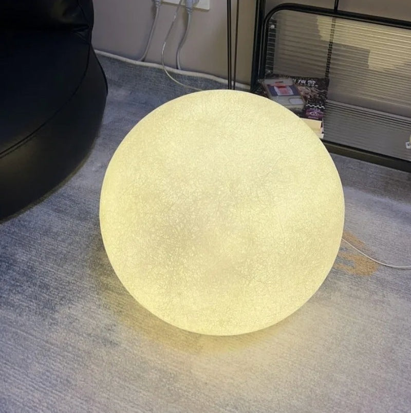 Moon Globe Floor Lamp with Adjustable Brightness