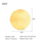 Moon Globe Floor Lamp with Adjustable Brightness