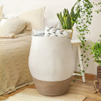 Woven Laundry Basket with Open Top Design