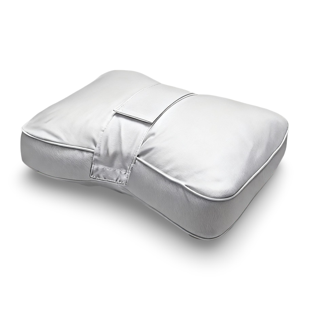 Memory Foam Knee Pillow with Adjustable Strap Gray