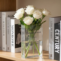 Clear Acrylic Book Vase for Fresh Flowers