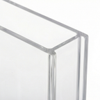Clear Acrylic Book Vase for Fresh Flowers