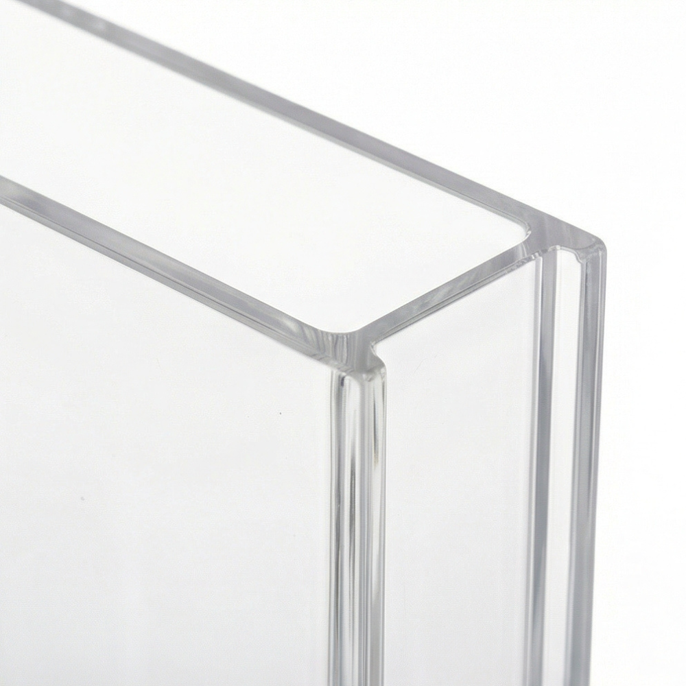 Clear Acrylic Book Vase for Fresh Flowers