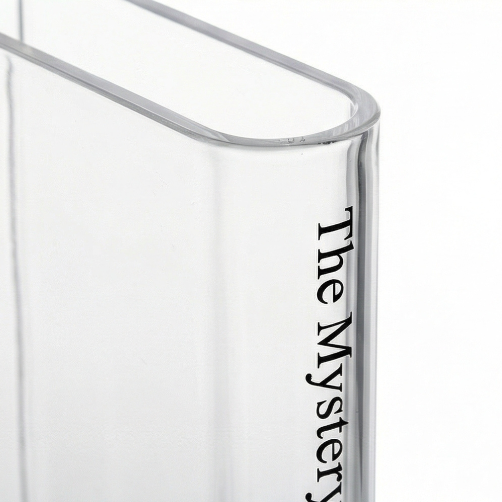 Clear Acrylic Book Vase for Fresh Flowers