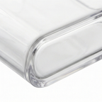 Clear Acrylic Book Vase for Fresh Flowers