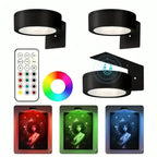 Transform every picture into a work of art – Gallery lighting without drilling & without cables Black