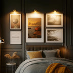 Transform every picture into a work of art – Gallery lighting without drilling & without cables