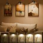 Transform every picture into a work of art – Gallery lighting without drilling & without cables
