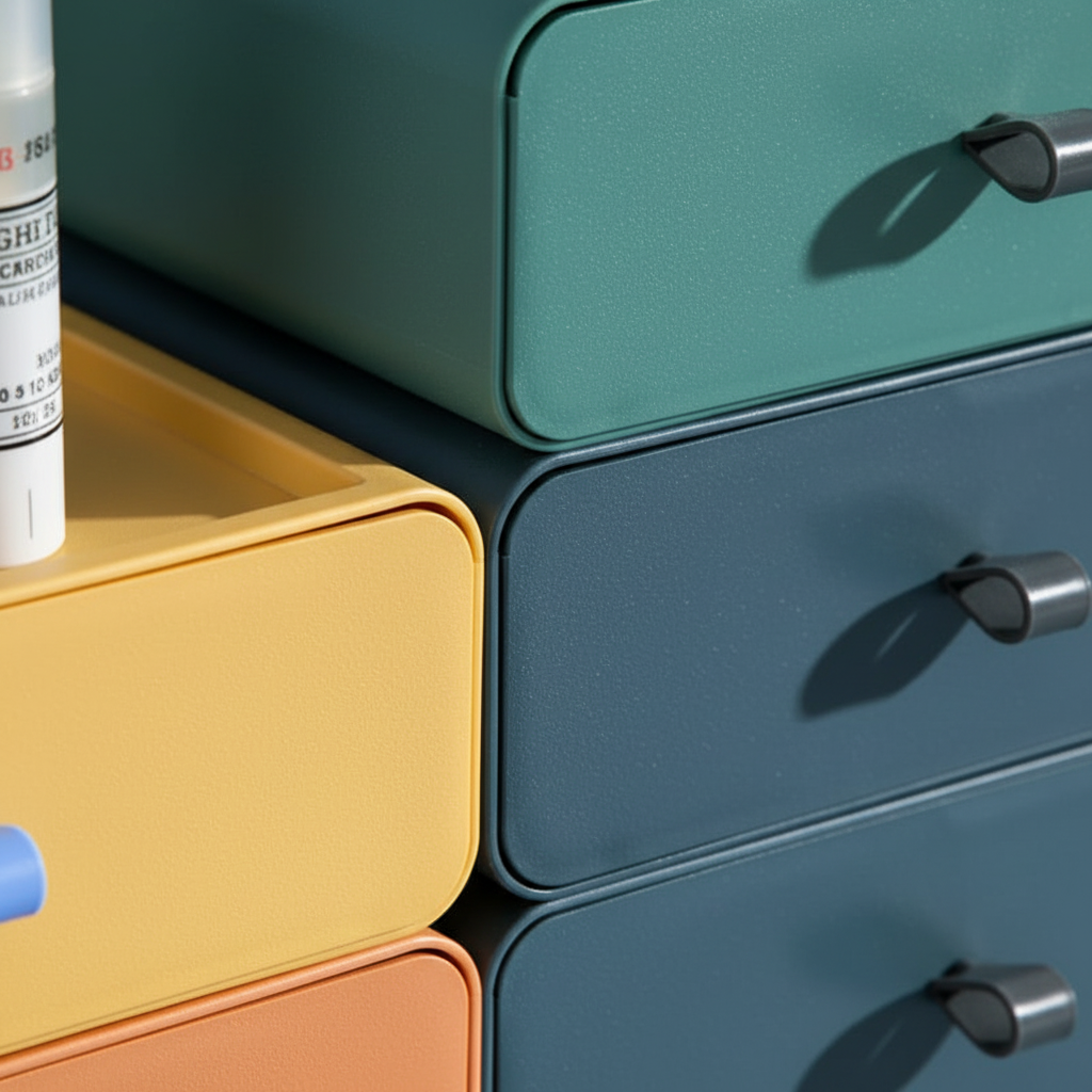Stackable Drawer Organizer with Handle