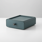 Stackable Drawer Organizer with Handle Gray