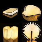 LED Book Lamp – Foldable & Rechargeable Reading Light