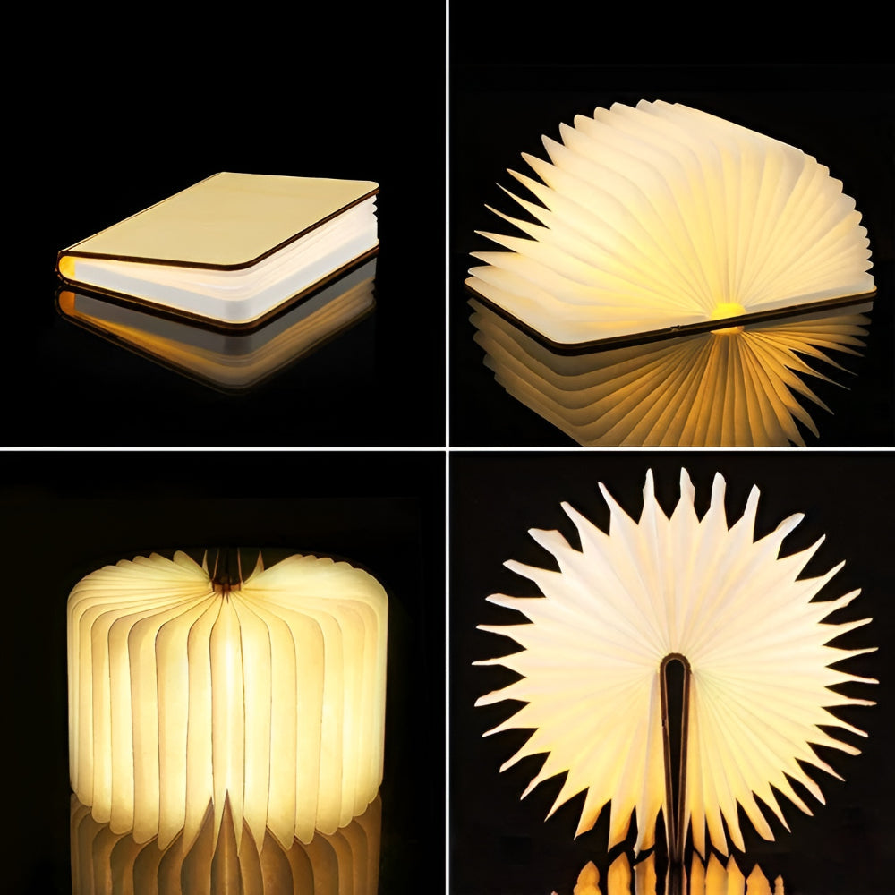 LED Book Lamp – Foldable & Rechargeable Reading Light