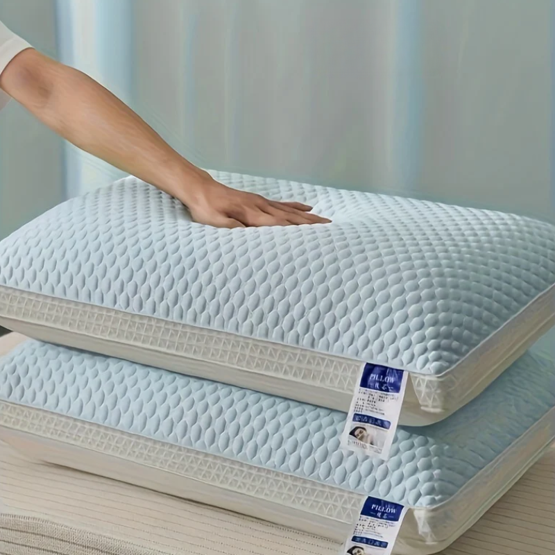 Cooling Pillow with Temperature Regulating Cover