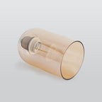 Modern Glass Pendant Light with Copper Finish