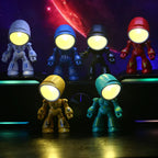 Robot Table Lamp with LED Color Changing Light