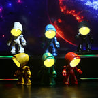 Robot Table Lamp with LED Color Changing Light