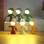 Robot Table Lamp with LED Color Changing Light