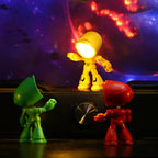 Robot Table Lamp with LED Color Changing Light