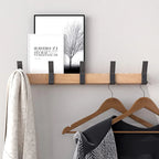 Wall Coat Rack with Adjustable Hooks – Scandinavian Style