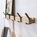 Wall Coat Rack with Adjustable Hooks – Scandinavian Style