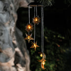 Solar Hanging Light with Celestial Design