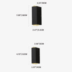 Modern LED Outdoor Wall Light - Weatherproof Aluminum