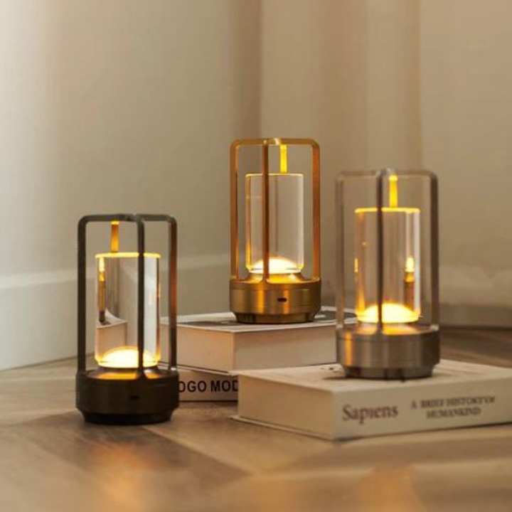 Cordless LED Table Lamp with Touch Control