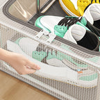 Clear Shoe Storage Box with Zipper Opening