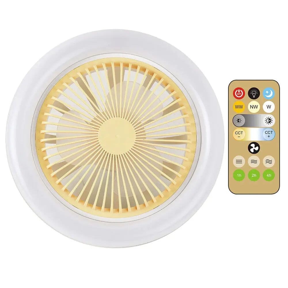 Modern Ceiling Fan Light with Remote Control