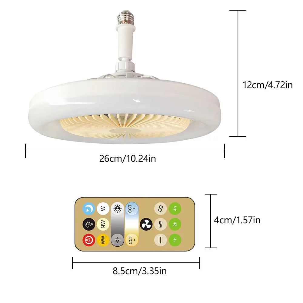 Modern Ceiling Fan Light with Remote Control