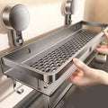 Bathroom Shelf with Suction Cup – No Drilling Required 30cm without bar