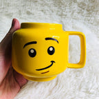 Ceramic Character Face Mug with Cute Expression