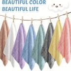 Microfiber Washcloths Set of 20 - Fast Drying & Compact