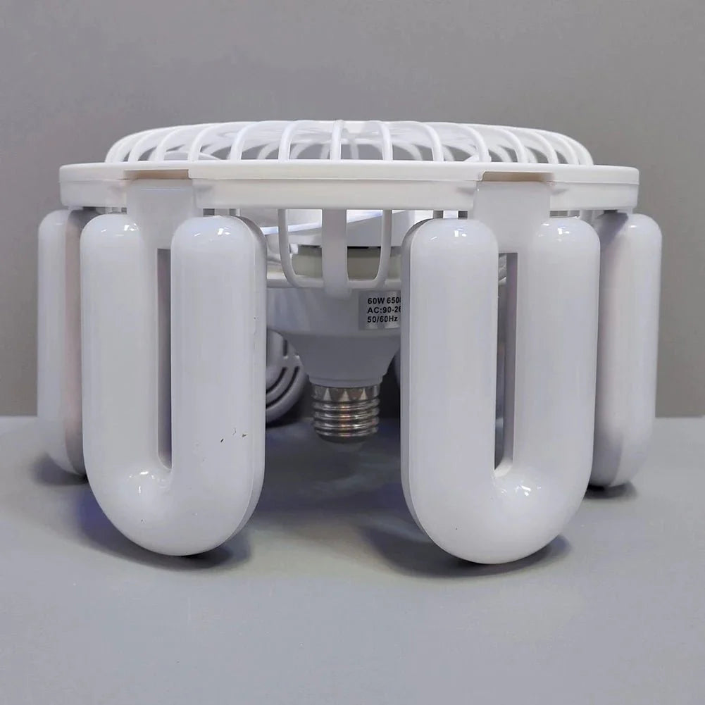 LED Ceiling Fan with Integrated Light - 4-Speed Remote Control