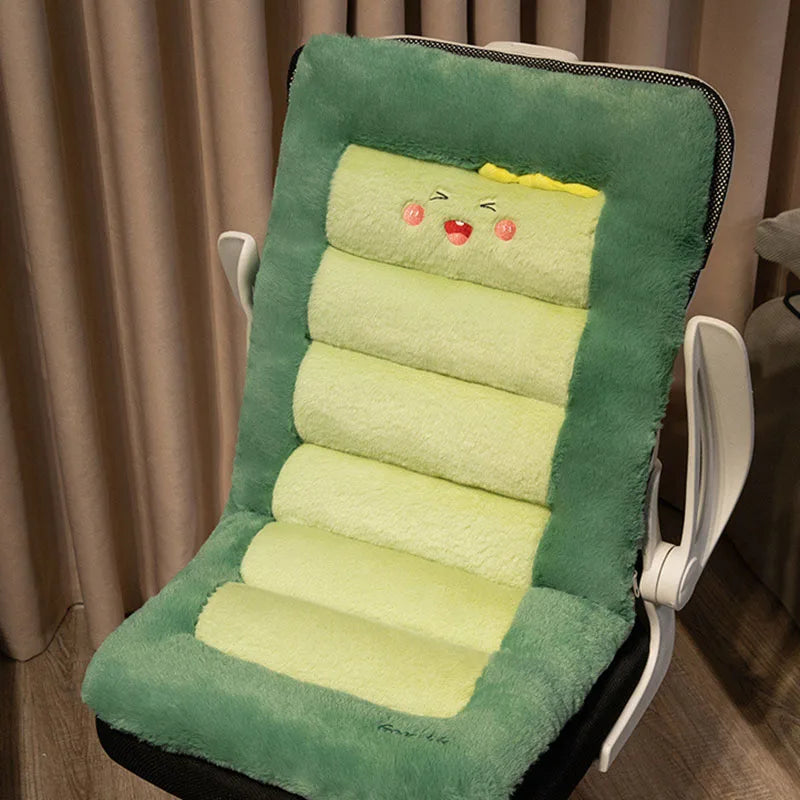Plush Animal Back Support Cushion with Lumbar Pillow 1