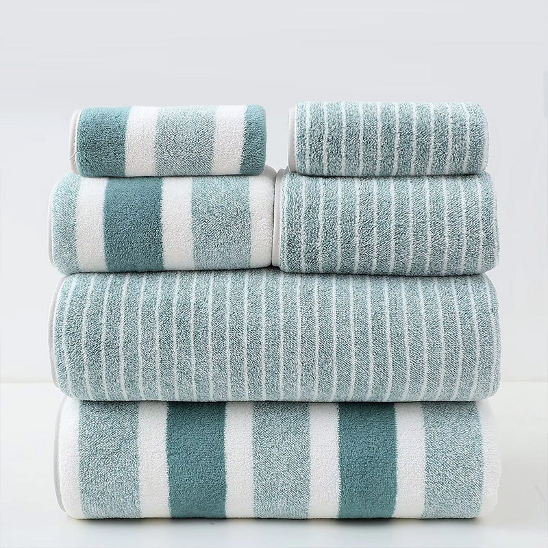 Ultra Soft Towel Set – Quick Dry Coral Fleece,