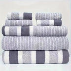 Ultra Soft Towel Set – Quick Dry Coral Fleece, Gray